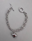 Chain Bracelet with Heart