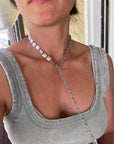 Freshwater Natural Pearl Choker with chain