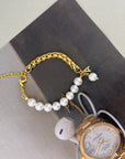 Asymmetric Pearl bracelet